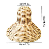 Abat-jour Vintage en Rotin Simulé pour Éclairer avec Élégance votre Demeure-LUMICONCEPT