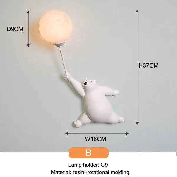 Applique Luminaire Enfant au Design Cartoon Européen-LUMICONCEPT