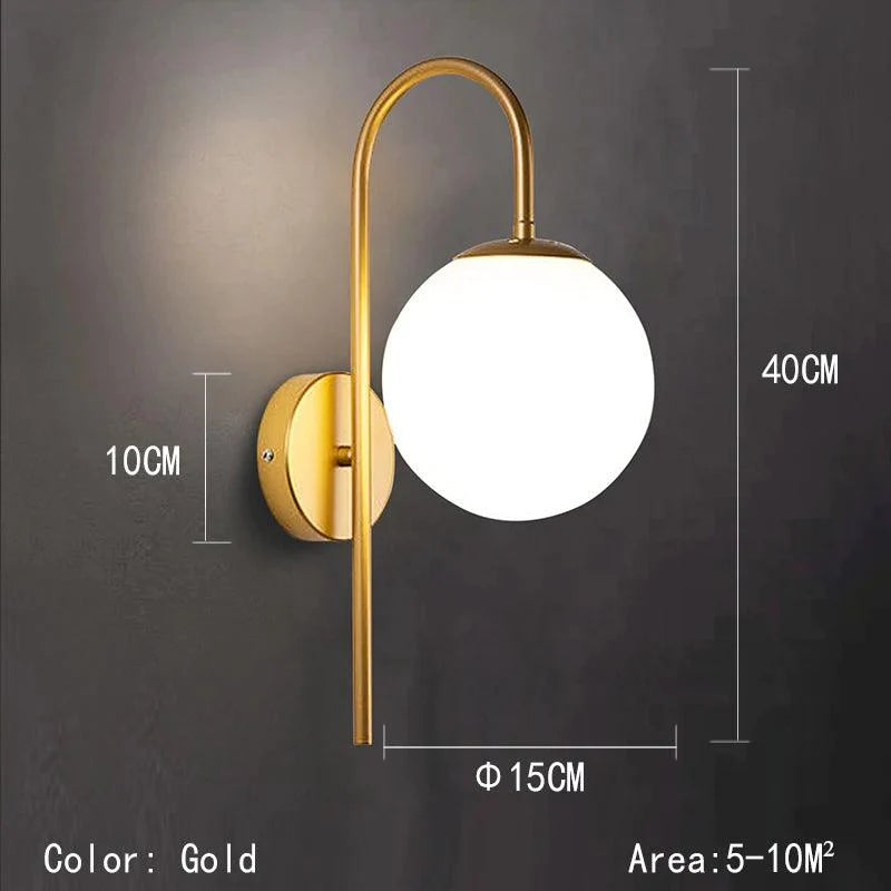 Applique Murale : Boule Moléculaire Sobre et Design-LUMICONCEPT