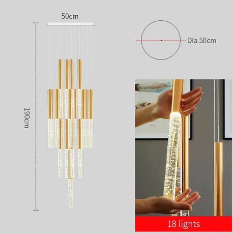 Applique Murale Élégante en Aluminium et Verre - Éclairage LED Doré-LUMICONCEPT