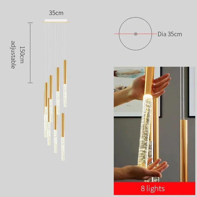 Applique Murale Élégante en Aluminium et Verre - Éclairage LED Doré-LUMICONCEPT