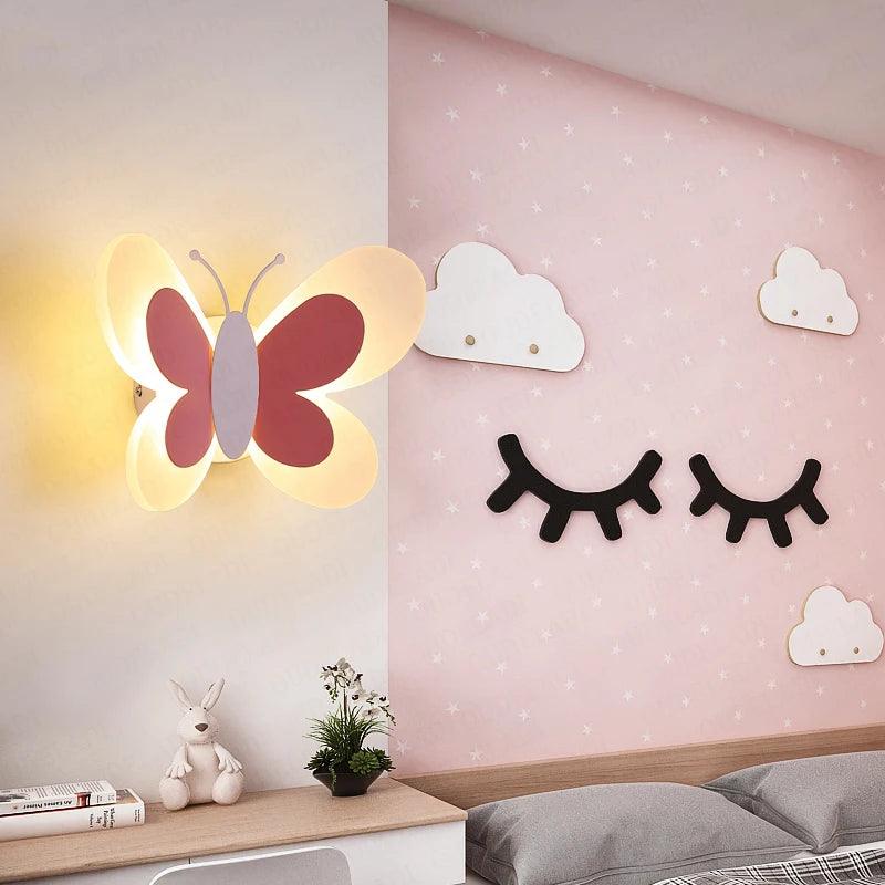 Applique Murale LED Enfant - Design Papillon Moderne-LUMICONCEPT