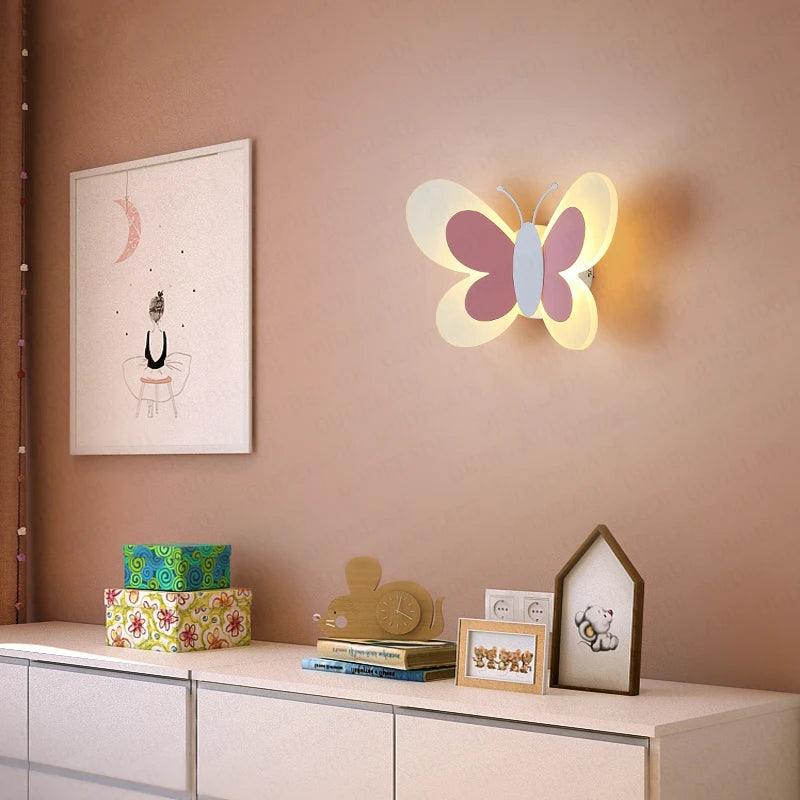 Applique Murale LED Enfant - Design Papillon Moderne-LUMICONCEPT