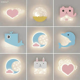 Applique Murale LED Enfant avec Options de Couleur Moderne-LUMICONCEPT