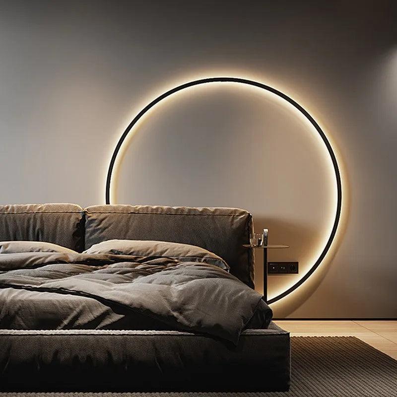 Applique Murale : Lampe en Forme Cercle Forgée en Métal-LUMICONCEPT