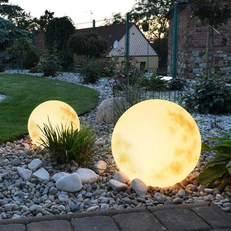 Applique Solaire LED Étanche en Forme de Lune pour Jardin et Extérieur-LUMICONCEPT