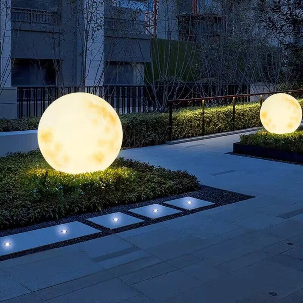 Applique Solaire LED Étanche en Forme de Lune pour Jardin et Extérieur-LUMICONCEPT