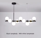 Elegante suspensión contemporánea con abundante iluminación