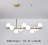 Elegante suspensión contemporánea con abundante iluminación