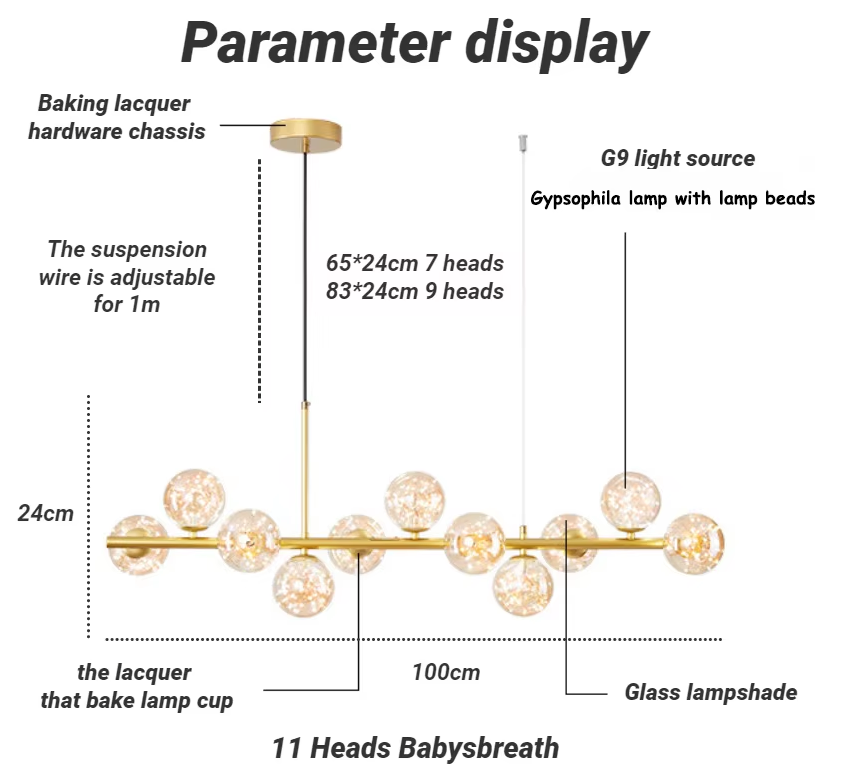 Elegante suspensión contemporánea con abundante iluminación