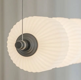 Elegante lampada a sospensione lineare con sei luci a globo con controllo del colore