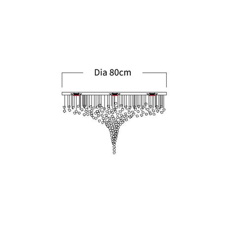 Élégance Cristalline Moderne avec Éclairage LED-LUMICONCEPT