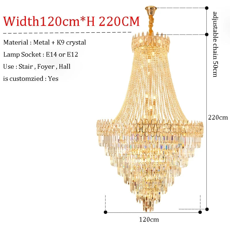 Élégance Lumineuse en Cristal Nordique - Suspension Moderne Raffinée-LUMICONCEPT