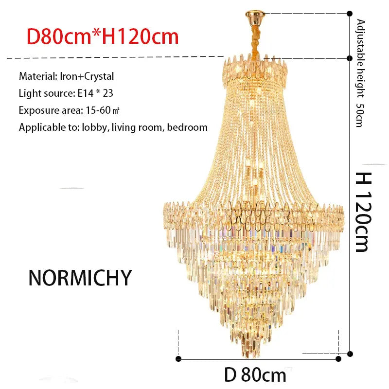 Élégance Lumineuse en Cristal Nordique - Suspension Moderne Raffinée-LUMICONCEPT