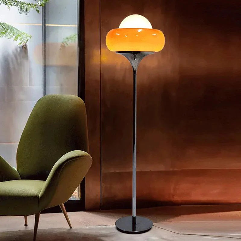 Élégant Lampadaire Contemporain aux Couleurs Vibrantes-LUMICONCEPT