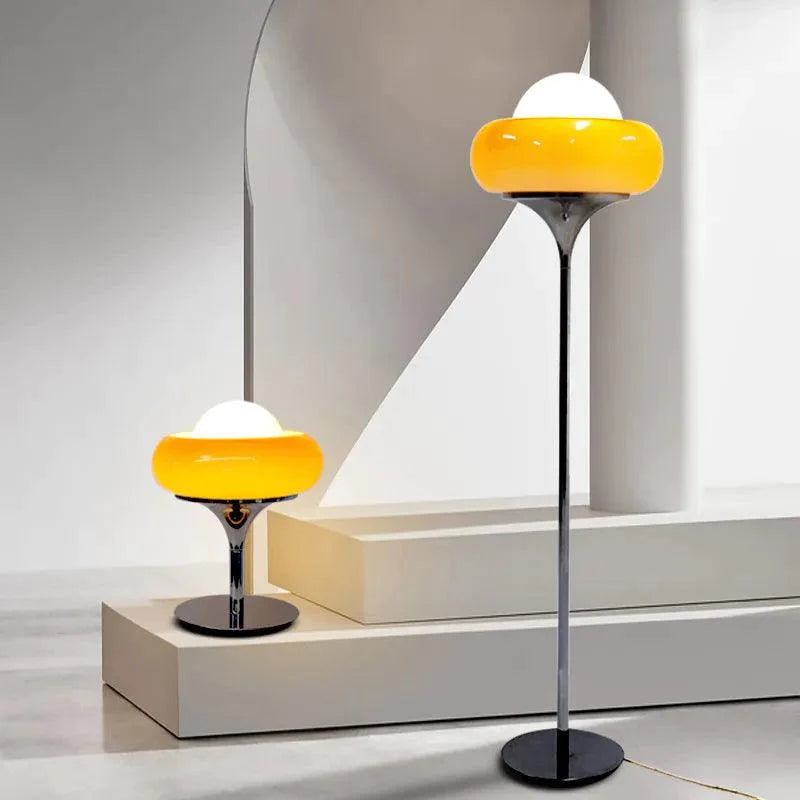 Élégant Lampadaire Contemporain aux Couleurs Vibrantes-LUMICONCEPT