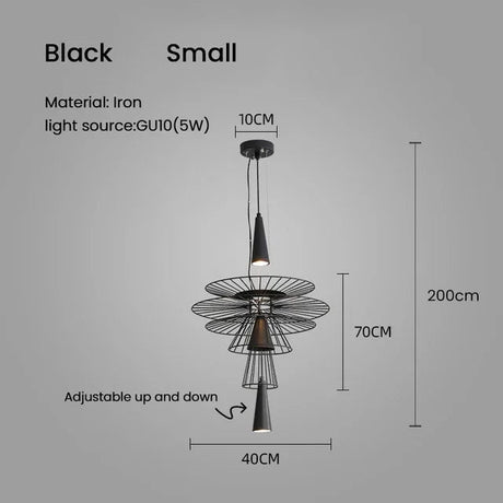 Élégant Luminaire Suspendu Moderne en Métal avec Options de Taille et Couleurs Variées-LUMICONCEPT