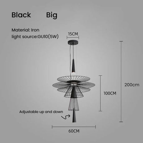 Élégant Luminaire Suspendu Moderne en Métal avec Options de Taille et Couleurs Variées-LUMICONCEPT