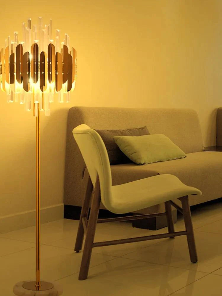 Lampadaire Design Moderne avec Lumière Chaude et Froide-LUMICONCEPT