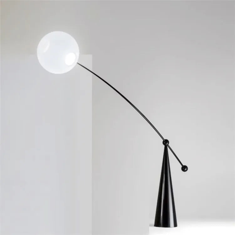 Lampadaire LED Design Nordique Moderne avec Télécommande et Luminosité Réglable-LUMICONCEPT