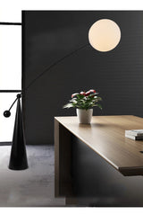 Lampadaire LED Design Nordique Moderne avec Télécommande et Luminosité Réglable-LUMICONCEPT