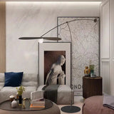 Lampadaire LED Design Nordique avec Finition Noire et Dorée - Éclairage Moderne pour Salon et Chambre-LUMICONCEPT