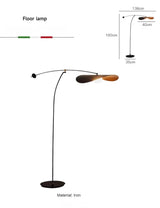 Lampadaire LED Design Nordique avec Finition Noire et Dorée - Éclairage Moderne pour Salon et Chambre-LUMICONCEPT