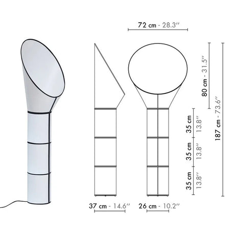 Lampadaire LED Minimaliste Design Art Déco - Éclairage Intérieur Luxe pour Chambre ou Hôtel-LUMICONCEPT