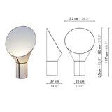 Lampadaire LED Minimaliste Design Art Déco - Éclairage Intérieur Luxe pour Chambre ou Hôtel-LUMICONCEPT