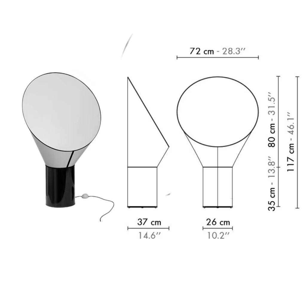 Lampadaire LED Minimaliste Design Art Déco - Éclairage Intérieur Luxe pour Chambre ou Hôtel-LUMICONCEPT