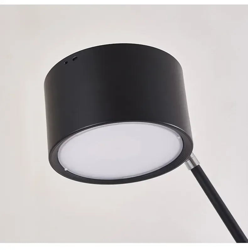 Lampadaire LED Minimaliste Noir avec Longue Perche pour Salon et Chambre-LUMICONCEPT