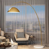 Lampadaire LED Moderne en Fer Noir pour Salon et Chambre à Coucher-LUMICONCEPT