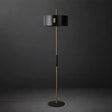 Lampadaire LED Moderne en Fer Noir pour Salon et Chambre à Coucher-LUMICONCEPT