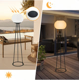 Lampadaire LED Solaire Z ZOSIMIO LIGHT avec Télécommande - Luminaire Décoratif pour Extérieur-LUMICONCEPT