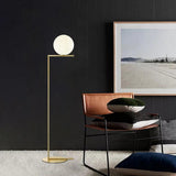 Lampadaire Moderne en Métal et Verre - Élégance Contemporaine pour Votre Intérieur-LUMICONCEPT