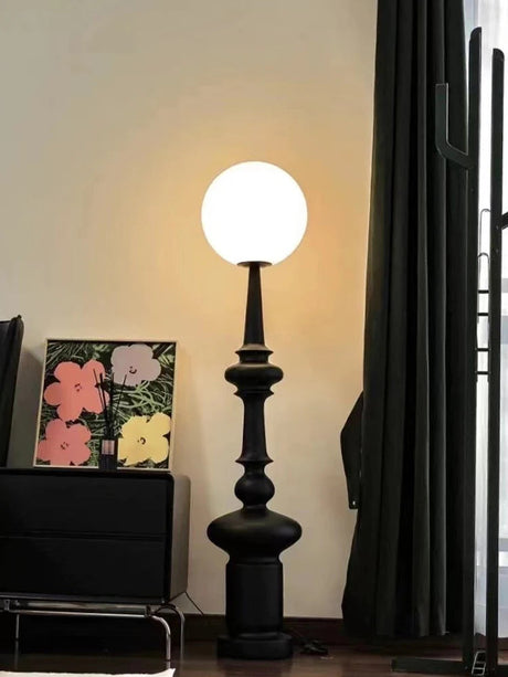 Lampadaire Rétro Italien Noir pour Salon et Chambre à Coucher-LUMICONCEPT