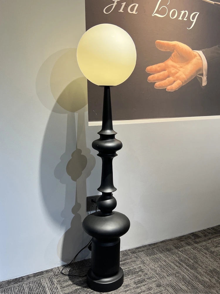 Lampadaire Rétro Italien Noir pour Salon et Chambre à Coucher-LUMICONCEPT