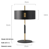 Lampadaire Vertical en Métal Noir Minimaliste pour Lecture et Bureau-LUMICONCEPT