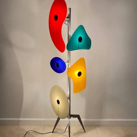 Lampadaire moderne à abat-jour en acrylique pour salon ou chambre-LUMICONCEPT