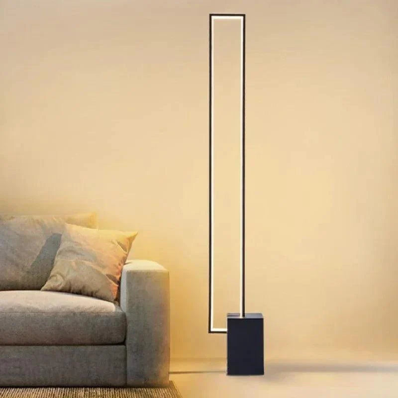 Lampadaire moderne en aluminium et acrylique avec lumière LED-LUMICONCEPT