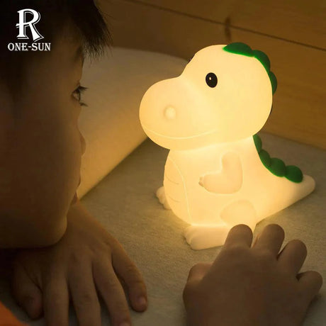 Lampe DINOSAURE Enfant en Silicone LED-LUMICONCEPT