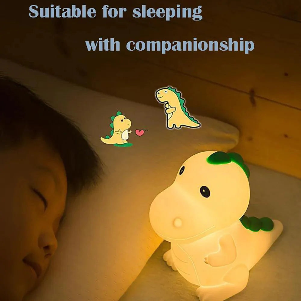 Lampe DINOSAURE Enfant en Silicone LED-LUMICONCEPT