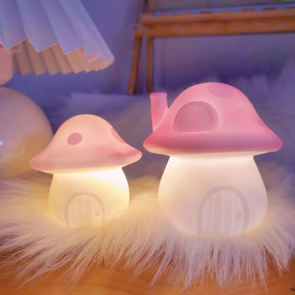 Lampe Enfant Champignon - Élégance Contemporaine pour une Ambiance Apaisante-LUMICONCEPT