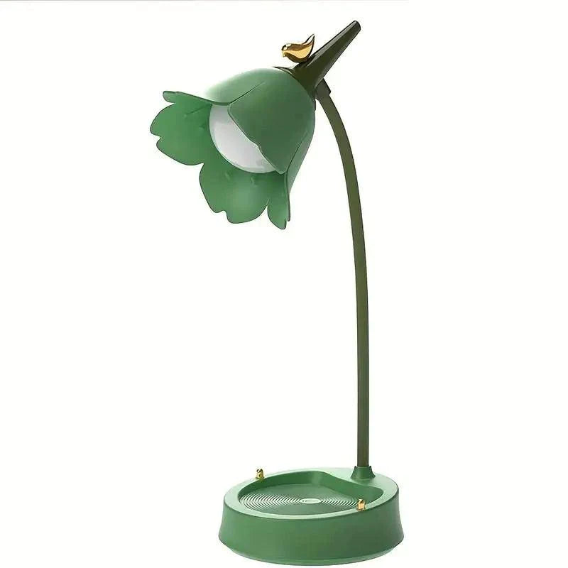 Lampe Enfant Fleur - 15x12,5x39 cm, Multicolore, Gradation 3 vitesses-LUMICONCEPT