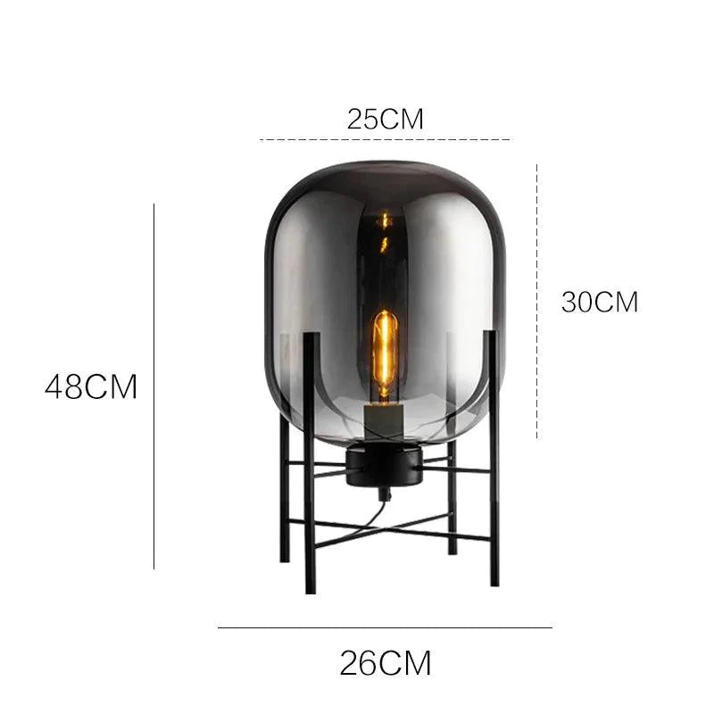 Lampe LED Nordique en Verre pour Une Ambiance Élégante et Moderne-LUMICONCEPT