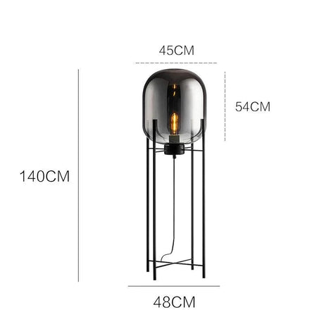 Lampe LED Nordique en Verre pour Une Ambiance Élégante et Moderne-LUMICONCEPT