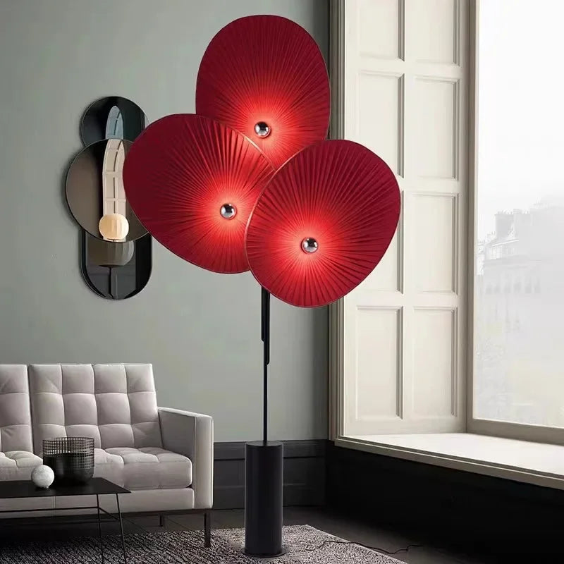 Lampe LED Pliable Décorative en Tissu au Design Nordique, Parfaite pour Salon, Salle à Manger et Chambre à Coucher-LUMICONCEPT