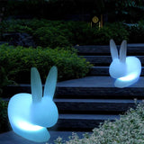 Lampe Lapin LED Réglable Rechargeable avec Télécommande pour Enfants et Extérieur-LUMICONCEPT