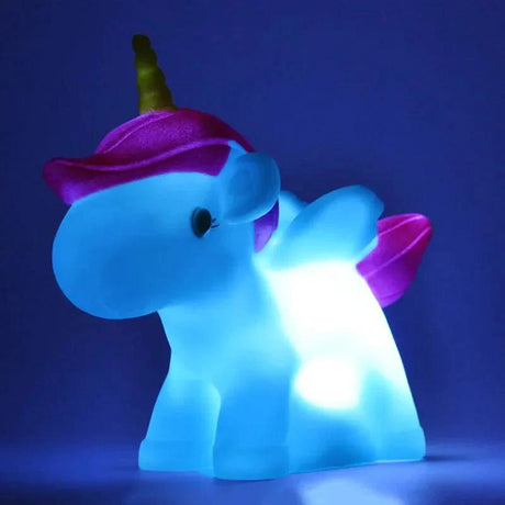 Lampe Licorne Enfant en Silicone - Décoration Magique pour Fêtes et Intérieur-LUMICONCEPT