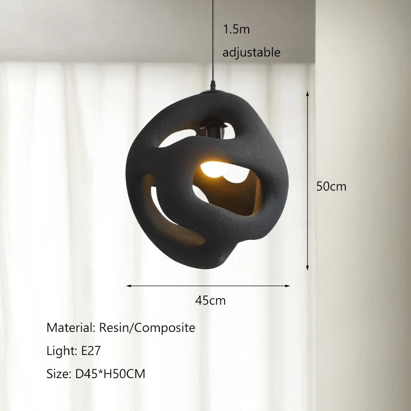 Lampe Suspendue en Résine au Design Moderne et Élégant pour Éclairer Tous Vos Espaces Intérieurs-LUMICONCEPT